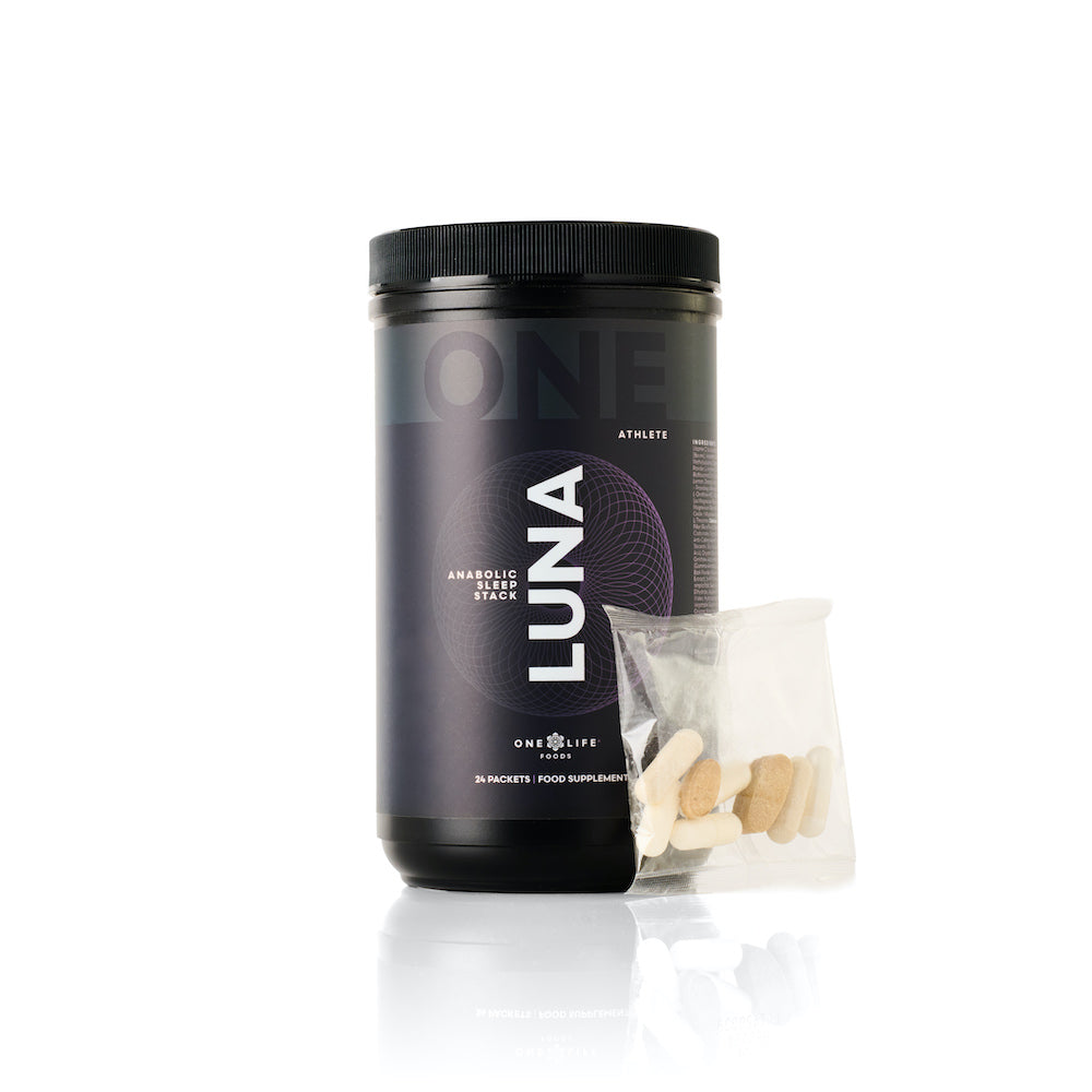 LUNA Anabolic Sleep Stack Pack with daily packet and capsules